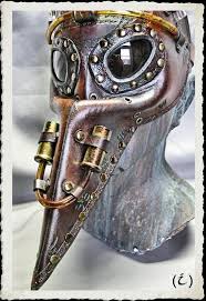 Steampunk Alchemist Leder Maske Pest Doktor Pestarzt Etsy Steampunk Armband Leder Pflanzlich Gegerbtes Leder