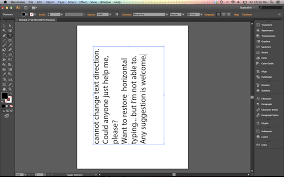 Introduction to adobe illustrator tools. Horizontal Text Orientation Problem On Illustrator Macrumors Forums