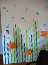 Wall Birthday Decorations For Kids Sponge Bob Or Under The Sea Party Decor Ideas Kreatif Ide Ruang Kelas Ulang Tahun