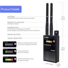 Easy to use, small and portable.the detector is an upgraded version of the old g318. Dual Antenna Rf Signal Detector For Hidden Camera Eavesdropping Wireless Audio Bug Gps Gsm Device Finder Anti Spy Scanner Anti Candid Camera Detector Aliexpress