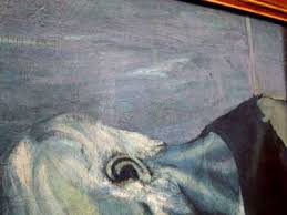 Find the perfect older man playing guitar stock photos and editorial news pictures from getty images. The Ghostly Woman In Picasso S The Old Guitarist By Reid Rosefelt This Happened To Me Medium