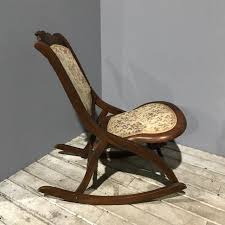 Antique victorian eastlake folding rocking chair carpet rocker $145.00 $80.53 shipping victorian heywood wakefield attr. Vintage Folding Rocking Chair Tramps Vintage Decorative