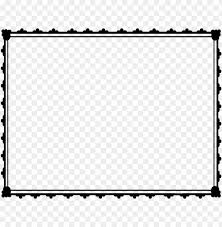 Bingkai sertifikat selanjutnya memiliki bentuk yang unik dan cantik. Certificate Border Template Black Types Of Author Style Png Image With Transparent Background Toppng