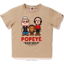A bathing ape stripe heavy weight loose fit rugby shirt black. Fashion A Bathing Ape Bape Kids Bape Milo Boy Girl Camo Shirt Tee T Shirt Top Kids Clothing Shoes Accs Clothing Shoes Accessories