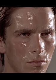 Here's what i'm thinking and feeling, before, after, and during my workout, presented to you in patrick bateman/'american psycho' gif form. A Breakdown Of Patrick Bateman S Extensive Beauty Routine