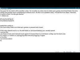 How To Boost Epic Game S Downloading Speed Borderlands Fortnite Updated Version 2020 Youtube