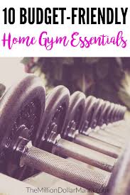 It's full of great ideas for your home gym. How To Create A Home Gym On A Budget The Million Dollar Mama
