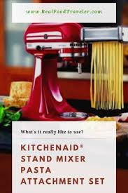 Maybe you would like to learn more about one of these? Reviewing The Kitchenaid Pasta Attachment Real Food Traveler