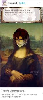 Yumeriroll S Tumblr Ikemen Vampire Post Vampire Memes Leonardo