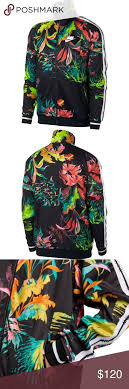 Nike Nsw Flora Print Palm Track Jacket Jacket Brands Track Jackets Nike Sportswear