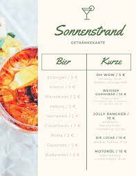 Maybe you would like to learn more about one of these? Kostenlose Vorlagen Fur Getrankekarten Canva