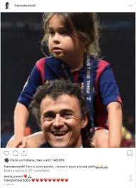 He is the current head coach of the spain national team. Morta La Figlia Di Luis Enrique Il Commovente Messaggio Di Francesco Totti