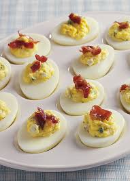 Blue Cheese Bacon Deviled Eggs Recipe Bacon Deviled Eggs Deviled Eggs Classic Deviled Eggs