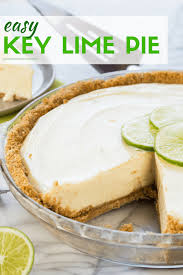 This 5 Ingredient Easy Key Lime Pie Is The Perfect Dessert Any Time Of Year Pies Easyrecipe Keylime De Key Lime Pie Easy Lime Recipes Lime Dessert Recipes