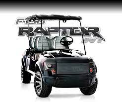 The 2015 Ford F-150 Raptor Svt Golf Car-- Take Golf To A Whole New Level Officially Licensed By Ford Caddyshack1 Used Golf Carts Golf Carts For Sale Golf Car
