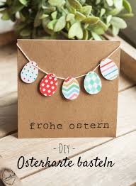 Diy Idee Einfache Osterkarte Basteln Limostand De Karten Basteln Ostern Ostern Geschenke Basteln Osterkarten Basteln