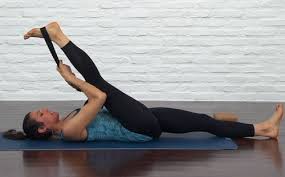 Supine Split Yoga Poses Yoga Balance Poses Yoga For Runners