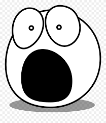 Just include the (minified) stylesheet below, then add <i> tags to insert emoji. Scared Face Clipart Black And White Png Download 19288 Pinclipart