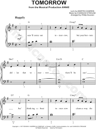 Bach Toccata And Fugue In D Minor Sheet Music Easy Piano Tomorrow From Annie Sheet Music Easy Piano In G Major Transposable Download Print Sheet Music Download Sheet Music Easy Piano