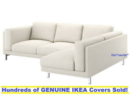 ikea nockeby sofa with chaise right