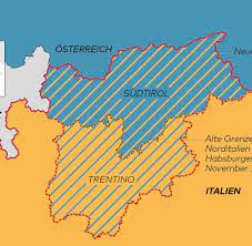 Landkarte, landkarten, intermap digitale karten. Annexion So Verleibte Italien Sich Sudtirol Ein Welt