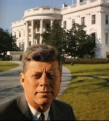 John F. Kennedy in a selfie-style...