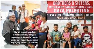 Pendakwah selebriti terkenal, ebit lew dilaporkan telah berangkat ke luar negara berikutan misi kemanusiaan yang disertainya untuk memberi sumbangan kepada rakyat palestin. Sedia Tempat Tinggal Anak Yatim Asnaf Ebit Lew Tubuh Rumah Kasih Umat Di Gaza