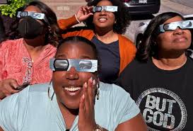 Live video of the total solar eclipse moving across America