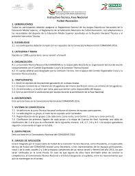 Este juego lo pueden jugar niños de 8 años en adelante. Instructivo Tecnico Fase Nacional Futbol Asociacion 1 Generalidades
