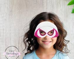 Gwen Stacy Superhero Pretend Play Felt Mask