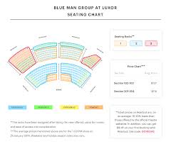 Blue Man Theater At Luxor Seating Chart Best Seats