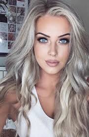Scientists are trying hard to find out why hair turns grey and whether stress plays a role in the process. Pinterest Ellduclos Platinum Blonde Hair Color Grey Hair Dye Blonde Hair Colours 2018