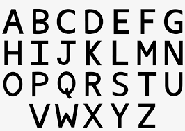 Download Svg Royalty Free Library Black And Black Alphabet Letters Transparent Png 7810x5176 Free Download On Nicepng