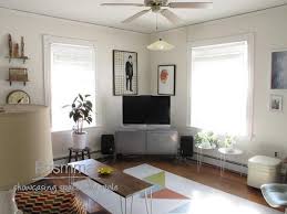 Arranging living room furniture with tv in corner. Interior Design Blog Amanda Red Jet Whistle Eclectic Living Room Livingroom Layout Small Living Room Layout