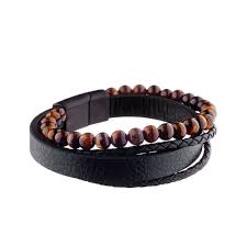Vente Privee Baobab Baobab Nation Bracelet Homme Noir Marron En 2020 Bracelet Homme Homme Noir Bracelet