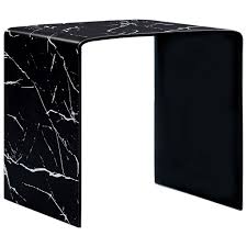 Marmoroptik couchtisch und beistelltisch in nordrhein westfalen. Vidaxl Couchtisch Schwarz Marmor Optik 50 X 50 X 45 Cm Hartglas Gitoparts