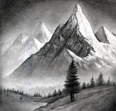 How to draw a monochrome landscape step by step for beginners using water colour. How To Draw Landscapes Quick Amp Easy Step By Step Can Learn Quot How To Draw Landscapes F Landscape Drawings Landscape Pencil Drawings Realistic Drawings