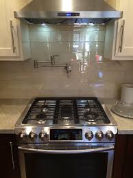 Cream Glass 4 X 12 Subway Tile Kitchen Design Kitchen Remodel Kitchen