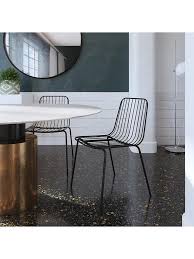 They are also durable and highly comfortable to sit at. Pair Of Caden Metal Wire Dining Chairs Very Co Uk