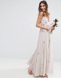 Asos Asos Design Bridesmaid Embellished Cami Maxi Dress Bridesmaid Dresses Boho Neutral Bridesmaid Dresses Maxi Dress Prom