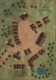 Cliving Village Robert Altbauer Fantasy City Map Village Map Fantasy Map Making