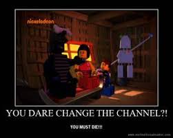 You Dare Change The Channel By Chibicinnamonroll In 2021 Ninjago Memes I Volunteer As Tribute Ninjago