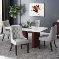 Save on fabric dining room chairs. Buy Upholstered Kitchen Dining Room Chairs Online At Overstock Our Best Dining Room Bar Furniture Deals