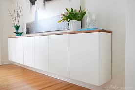 Floating Sideboard Diy Remodelaholic Home Decor Ikea Cabinets Floating Cabinets