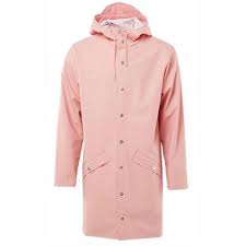 Mackintosh raincoats in sbr and rubber. Regenjacke Rains Long Jacket Coral Gummistiefelexperte