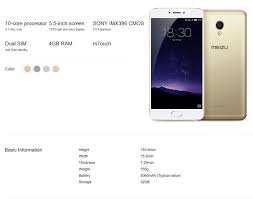 Buy Meizu Mx6 Gold Gray White Pink Cell ...