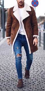 Men S Lamb Cashmere Warm Thicken Outerwear Military Uniform Windbreaker Coat Men Fashion Casual Outfits Winter Outfits Men Mens Fashion Blazer