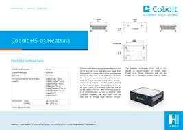 hs 03 laser head heatsink (passive