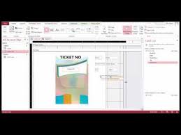 Successfully powering 30k+ organizations worldwide. Create Events Ticket Production Database With Ms Access Youtube