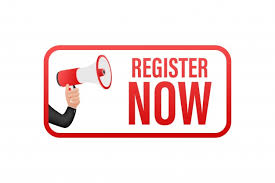 Premium Vector | Megaphone label with register now. megaphone banner. web  design. stock illustration.
